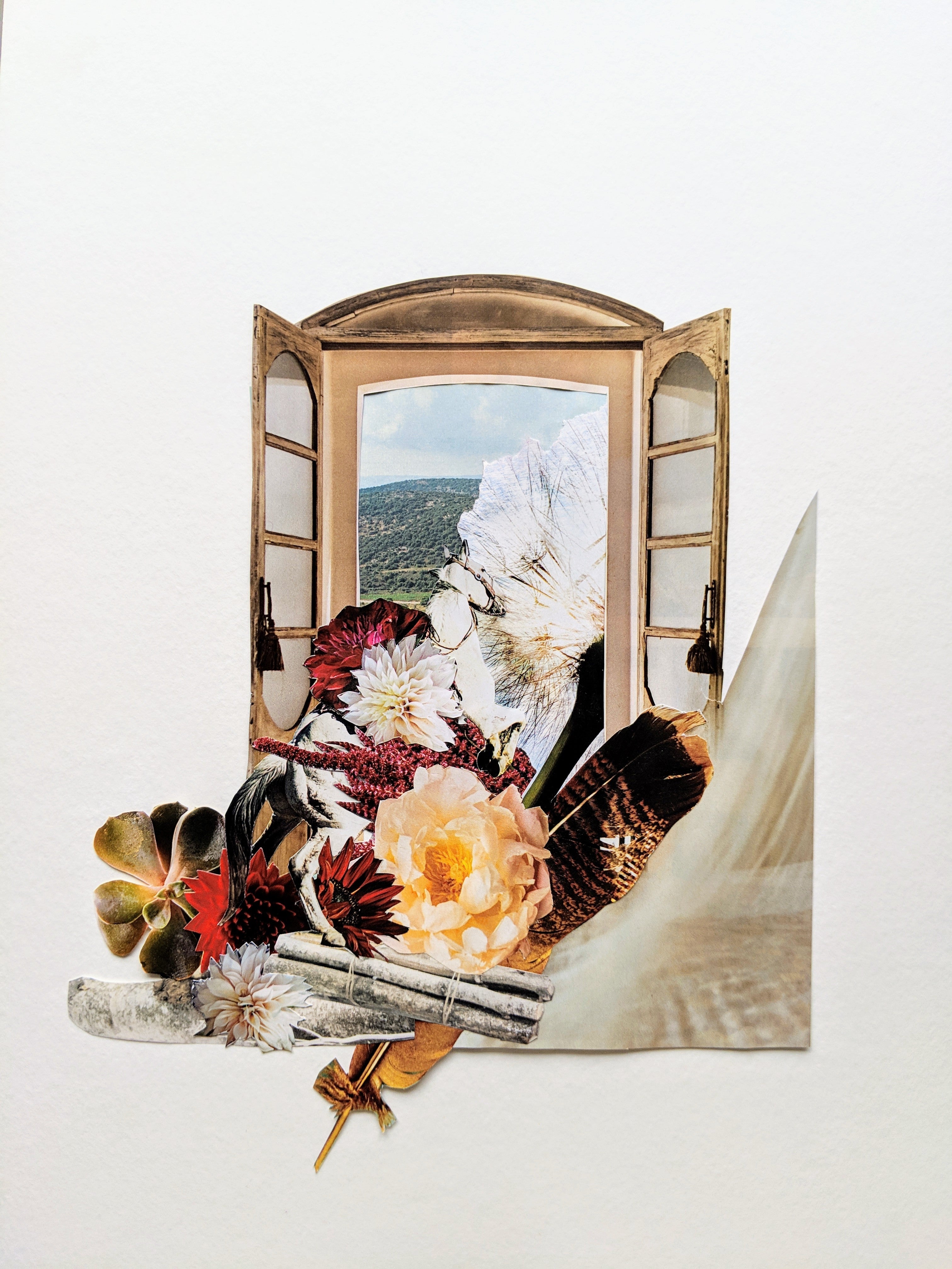 Collage as Decor: Freedom in the Wings