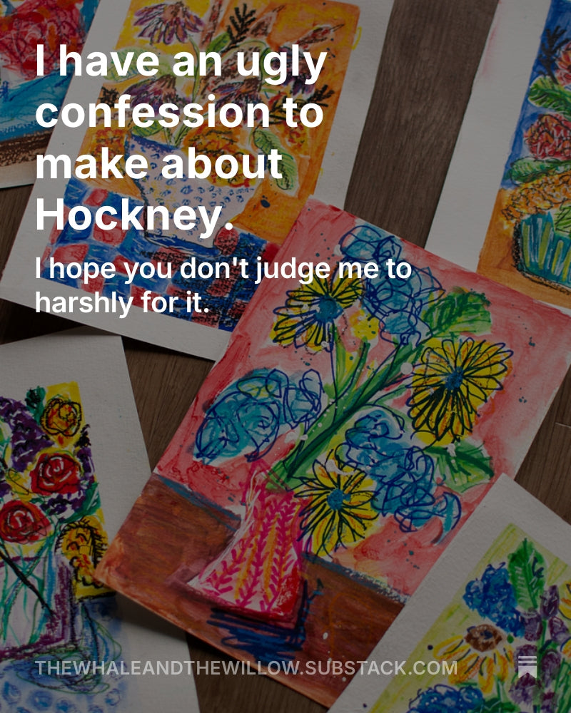 I have a confession to make about Hockney…
