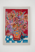 Flowers for Friends #11: Sunflowers Always Make Me Think of That Song | Original Mixed-Media Floral Painting