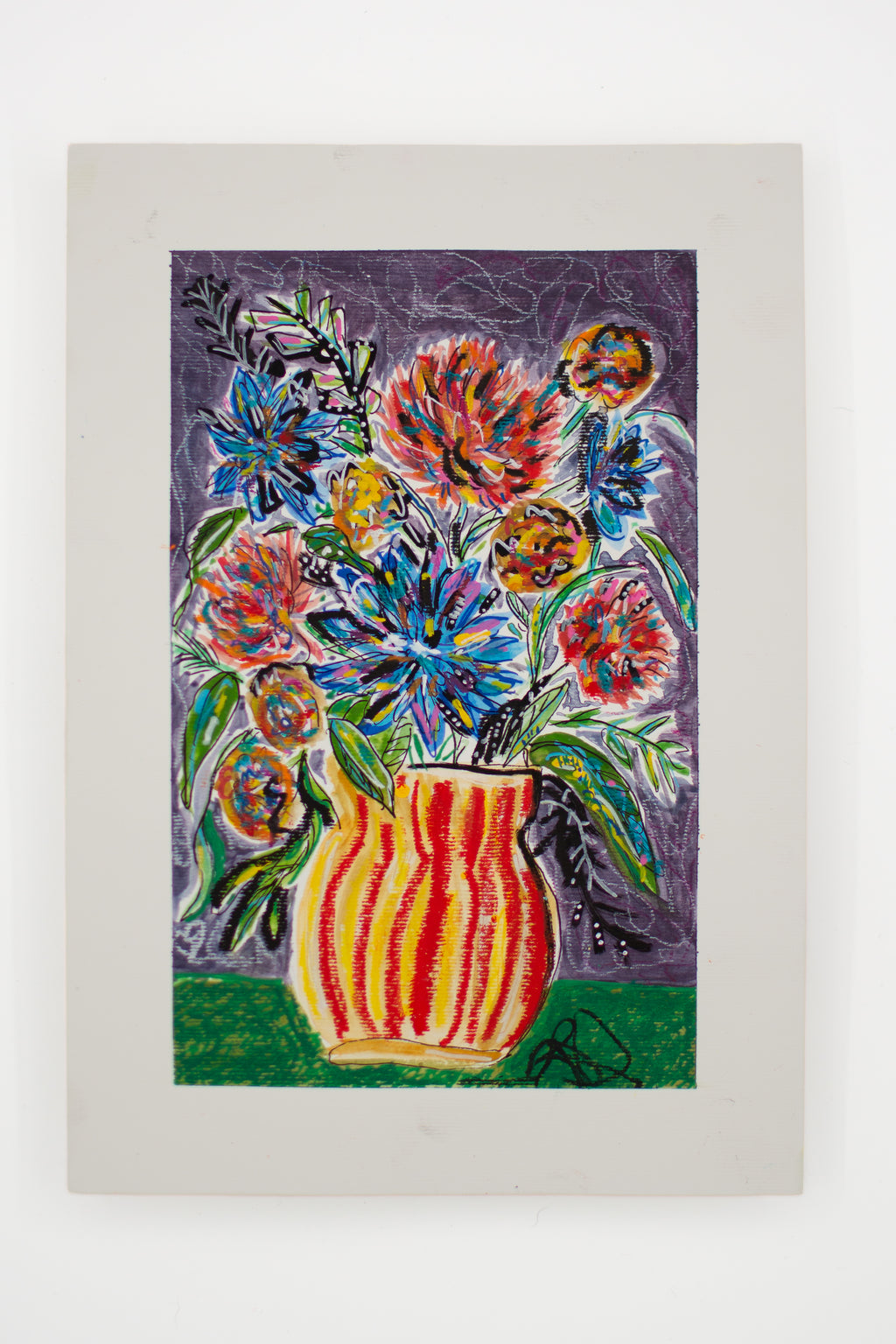 Flowers for Friends #14: I Dreamed Your House Was a Circus | Original Mixed-Media Floral Painting