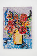 Flowers for Friends #16: Getting Into a Rhythm | Original Mixed-Media Floral Painting