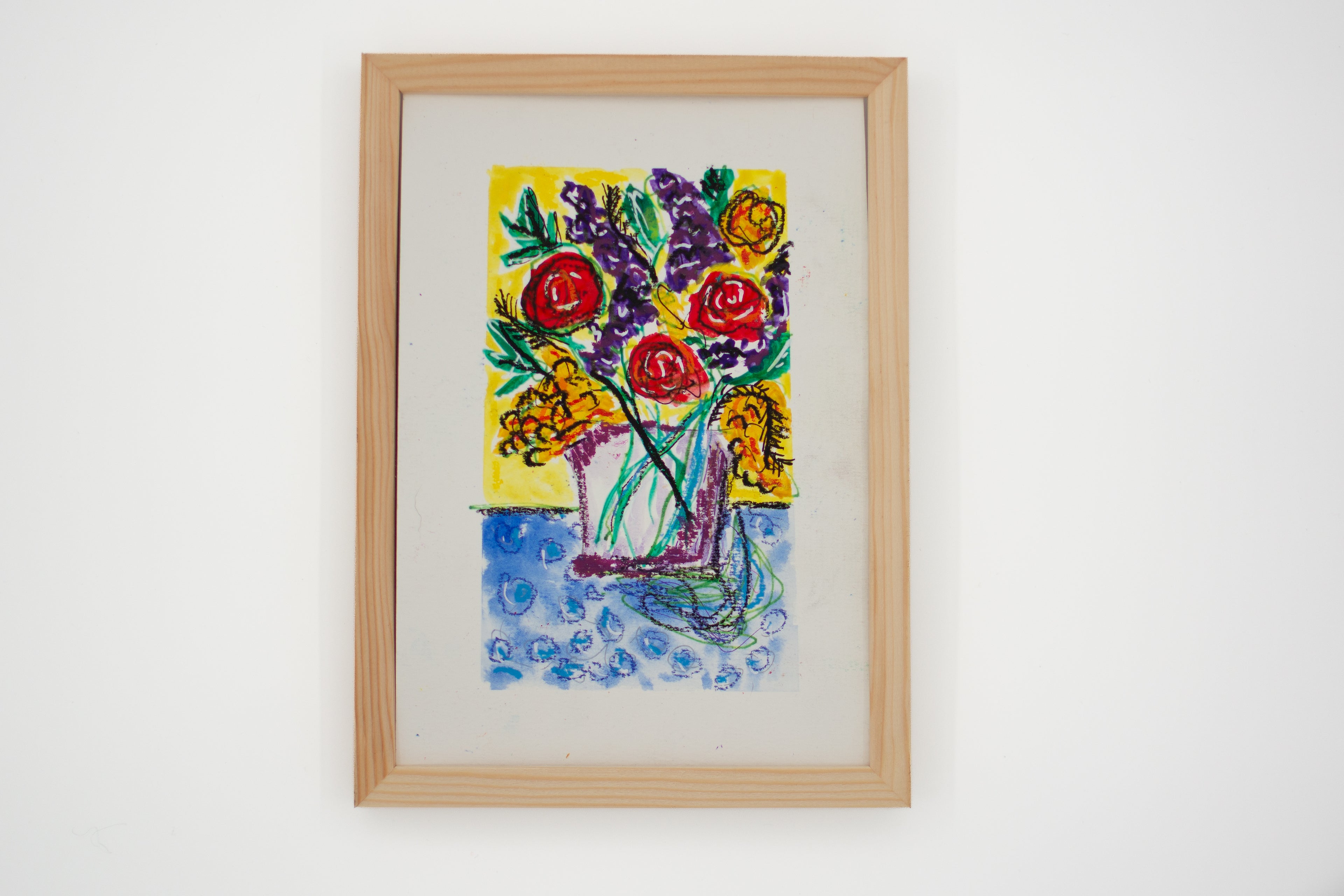Flowers for Friends #4: He Had Eight Million Talents | Original Mixed-Media Floral Painting