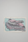 Ocean Wash & Lines: Ocean Jubilee | Original Watercolour & Ink Painting