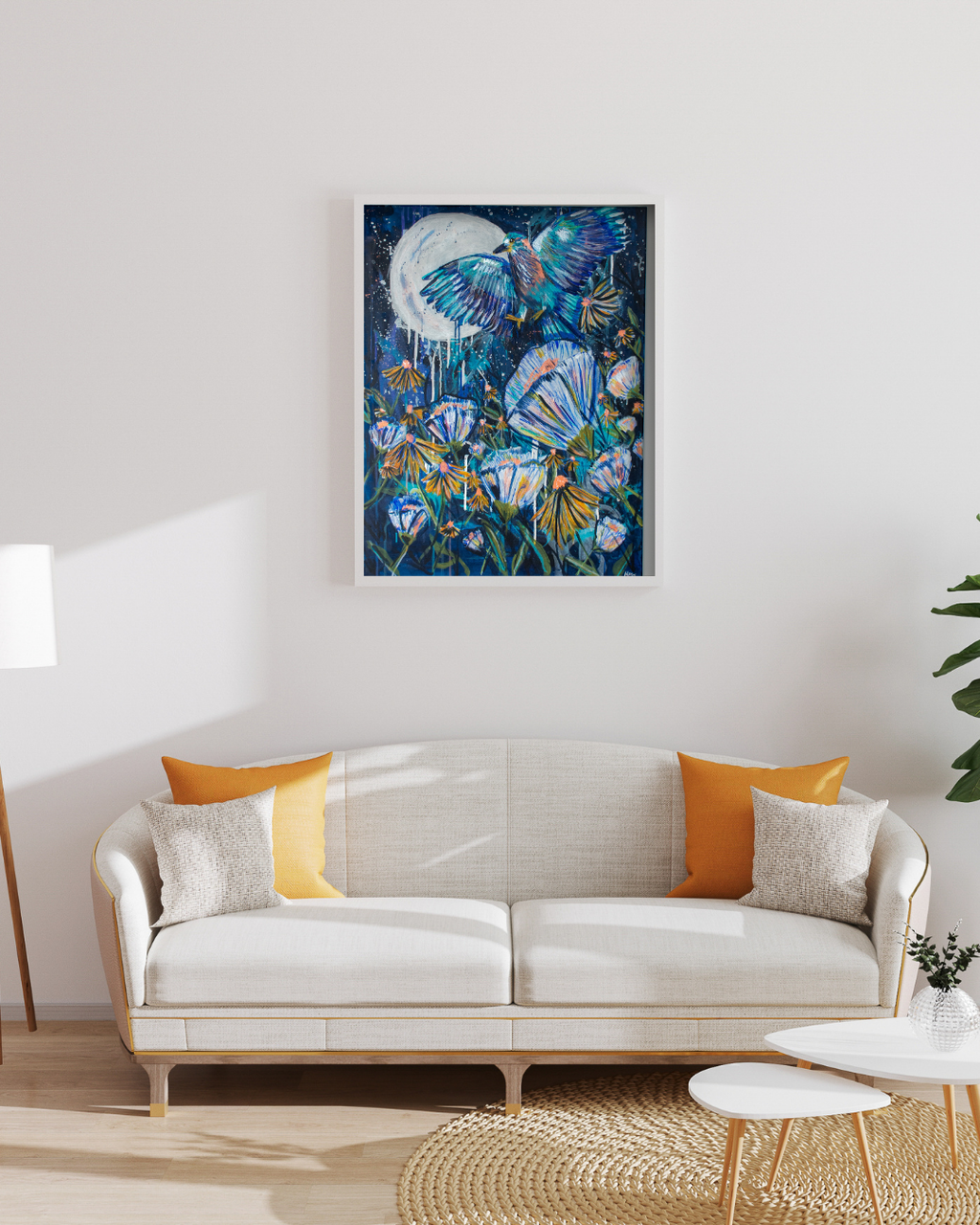 Moon Gardens: You Belong Here | Original Large-Format Acrylic Painting on Canvas