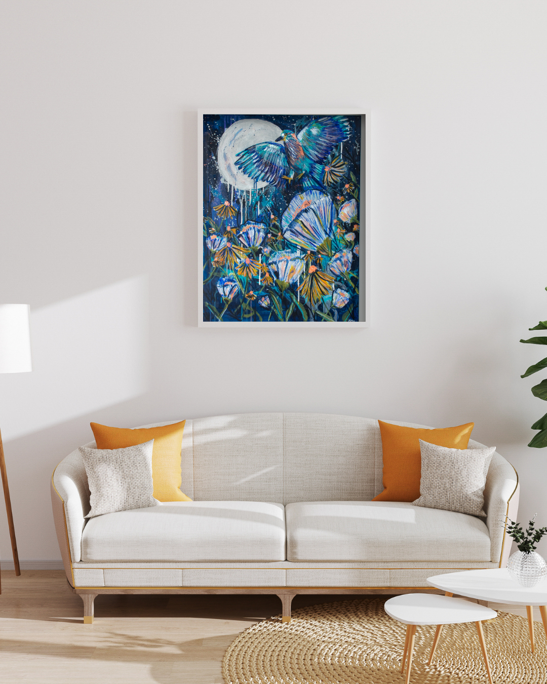 Moon Gardens: You Belong Here | Original Large-Format Acrylic Painting on Canvas